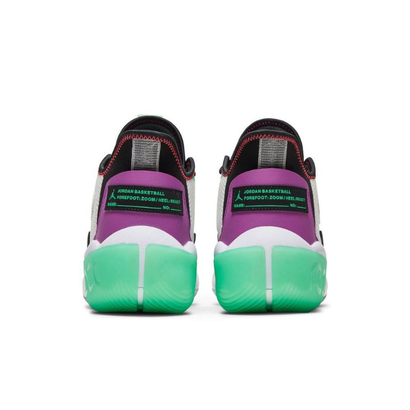 Air Jordan React Elevation Hvid Lilla Rød Grøn Sort Sko Herre