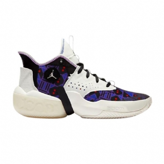 Air Jordan React Elevation Hvid Lilla Sort Sko Herre