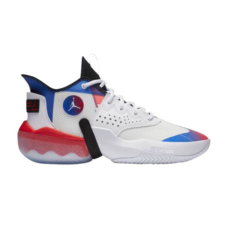 Air Jordan React Elevation Hvid Sort Blå Rød Sko Herre