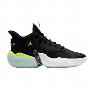 Air Jordan React Elevation Pf Sort Hvid Grøn Grå Sko Herre
