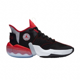 Air Jordan React Elevation Sort Grå Rød Sko Herre