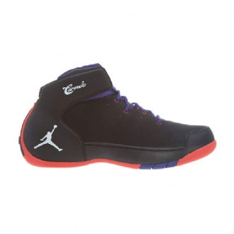 Air Jordan Melo 1.5 Sort Lilla Rød Hvid Sko Herre