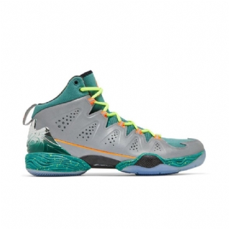 Air Jordan Melo M10 Sølv Grøn Orange Sko Herre
