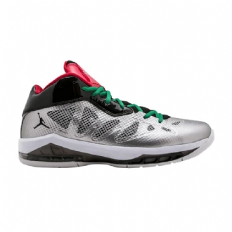 Air Jordan Melo M8 Advance Sølv Sort Rød Grøn Sko Herre