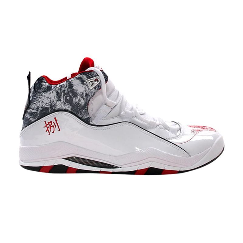 Air Jordan Melo Supreme Olympia Hvid Marineblå Rød Sko Herre