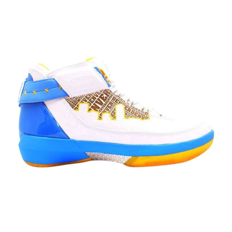 Air Jordan 22 Og Hvid Blå Sko Herre
