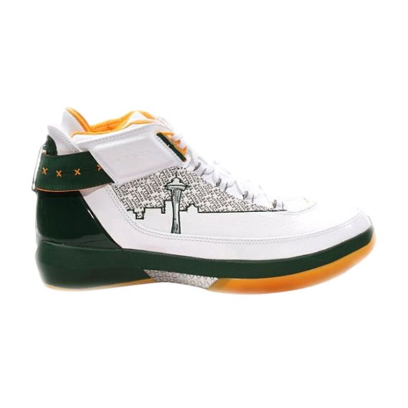 Air Jordan 22 Og Pe Hvid Grøn Orange Sko Herre