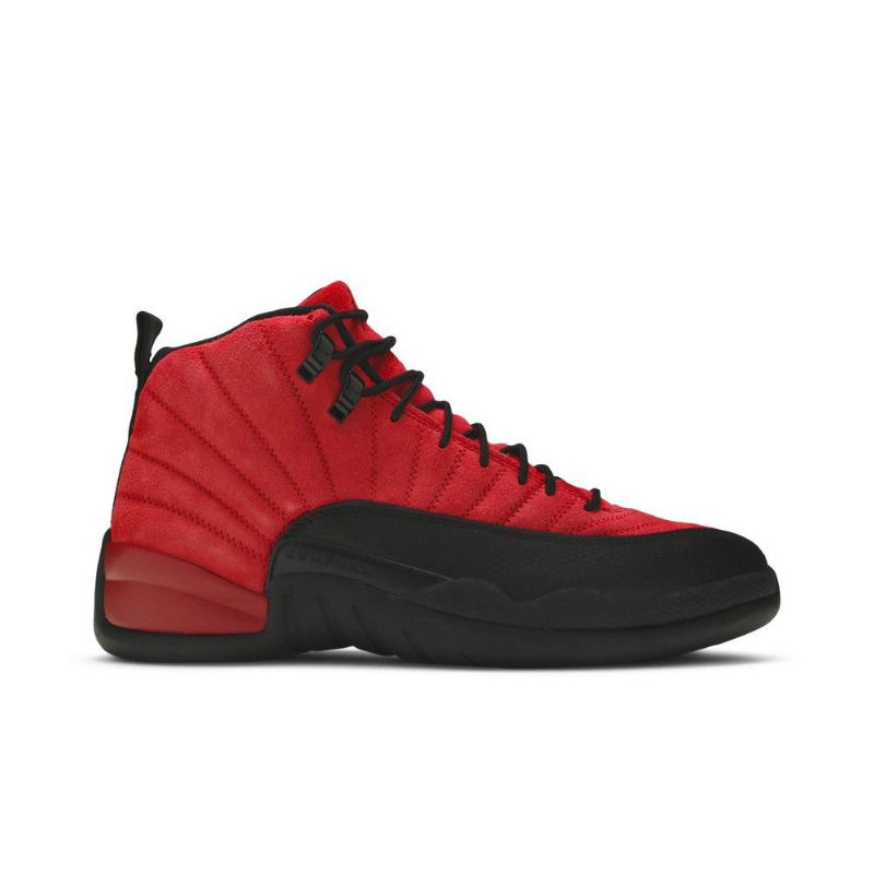 Air Jordan 12 Retro Rød Sort Sko Herre