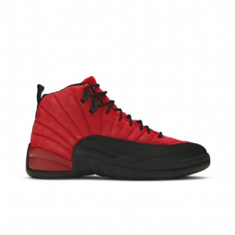 Air Jordan 12 Retro Rød Sort Sko Herre