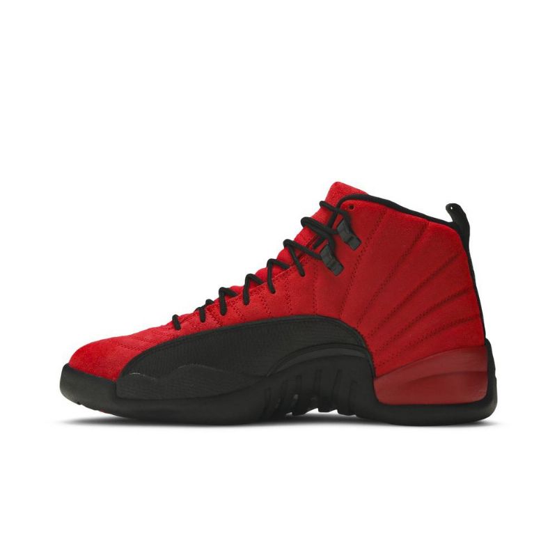 Air Jordan 12 Retro Rød Sort Sko Herre