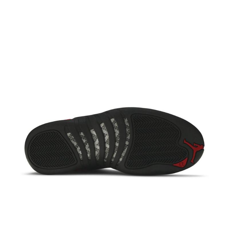 Air Jordan 12 Retro Rød Sort Sko Herre