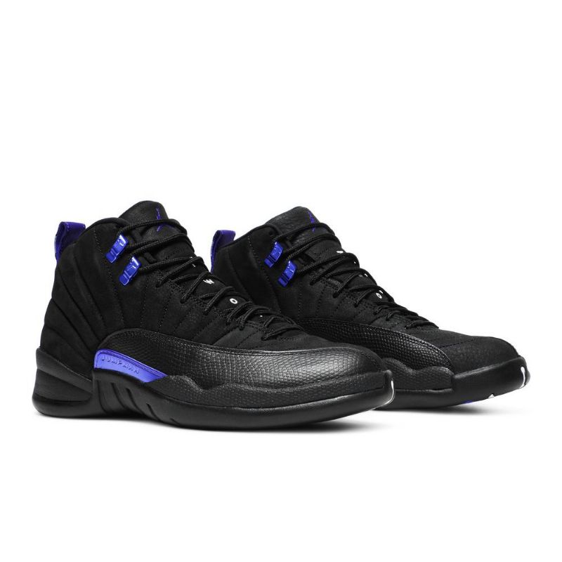 Air Jordan 12 Retro Sort Blå Sko Herre