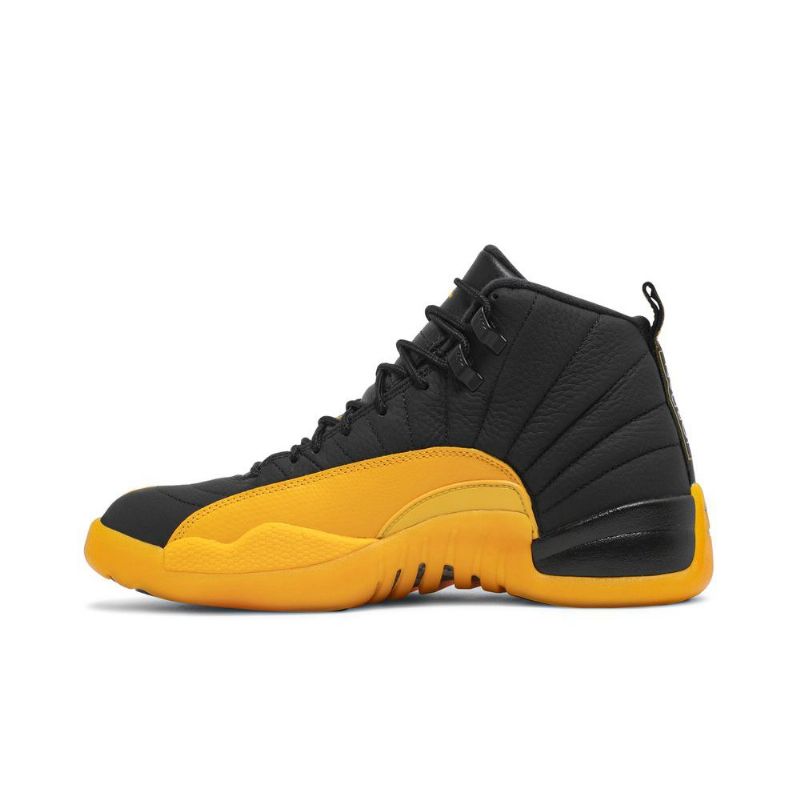 Air Jordan 12 Retro Sort Guld Sko Herre