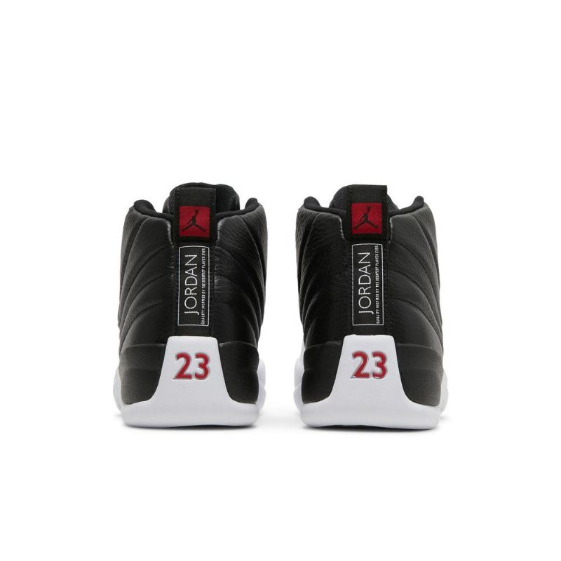 Air Jordan 12 Retro Sort Hvid Rød Sko Herre