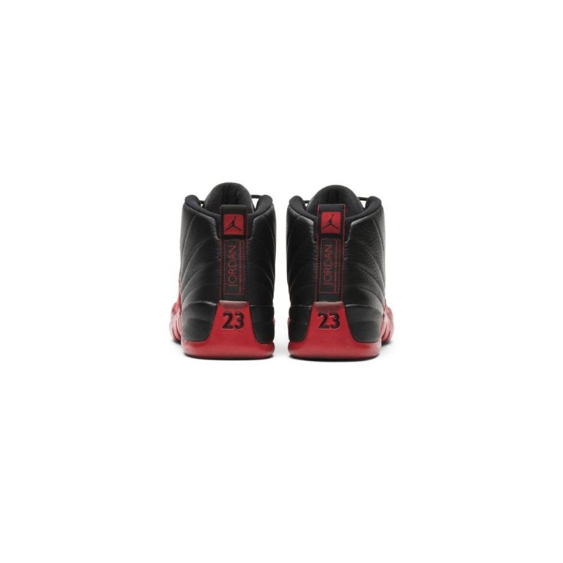 Air Jordan 12 Retro Sort Rød Sko Herre
