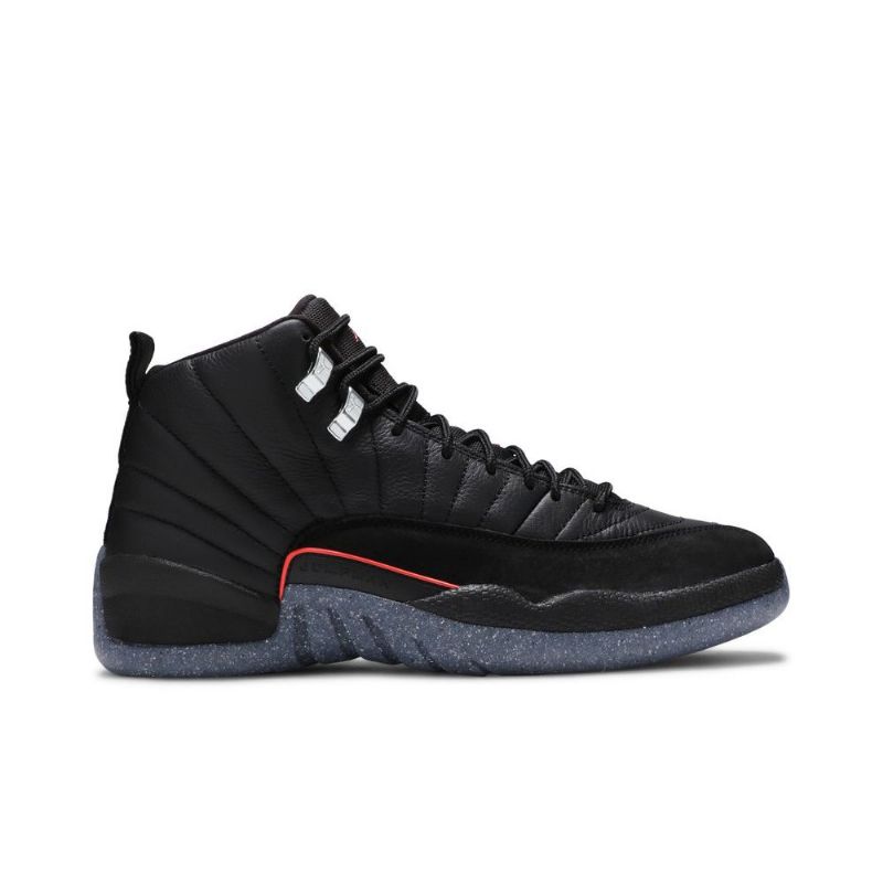 Air Jordan 12 Utility Sort Rød Hvid Sko Herre