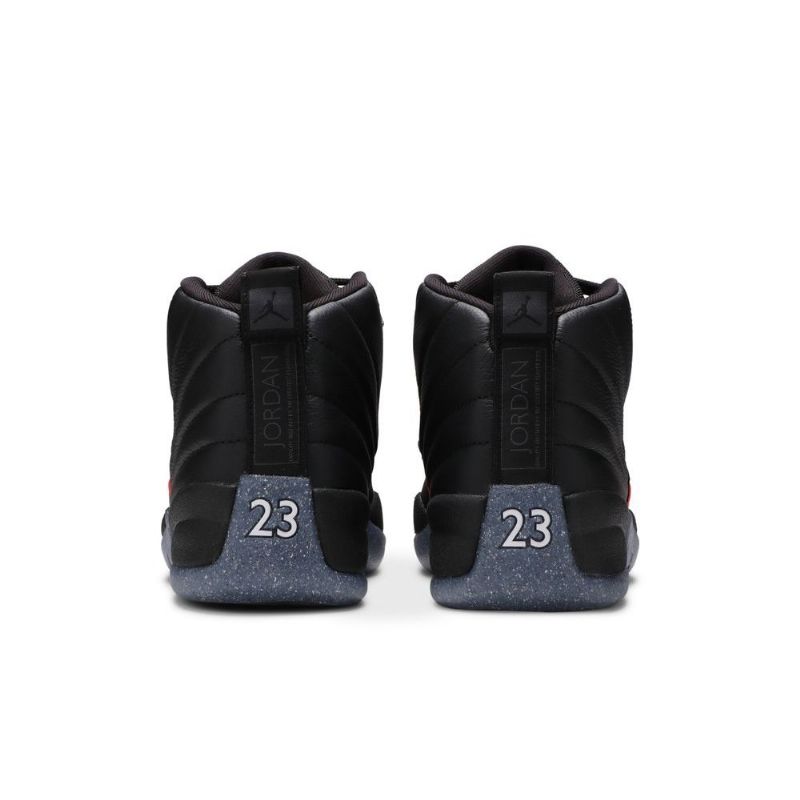 Air Jordan 12 Utility Sort Rød Hvid Sko Herre