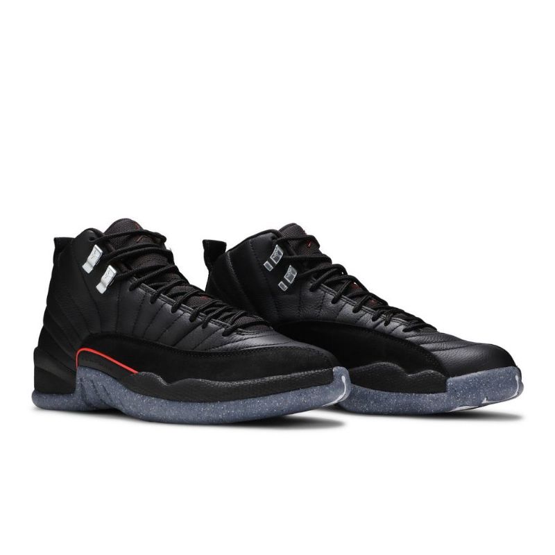 Air Jordan 12 Utility Sort Rød Hvid Sko Herre