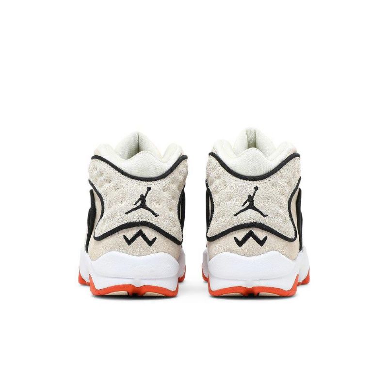 Air Jordan Og Beige Orange Sort Hvid Sko Dame