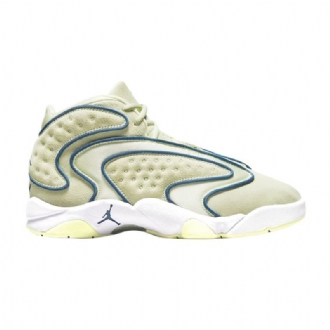 Air Jordan Og Grøn Hvid Blå Sko Dame