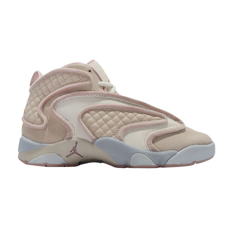 Air Jordan Og Hvid Beige Lyserød Sko Dame