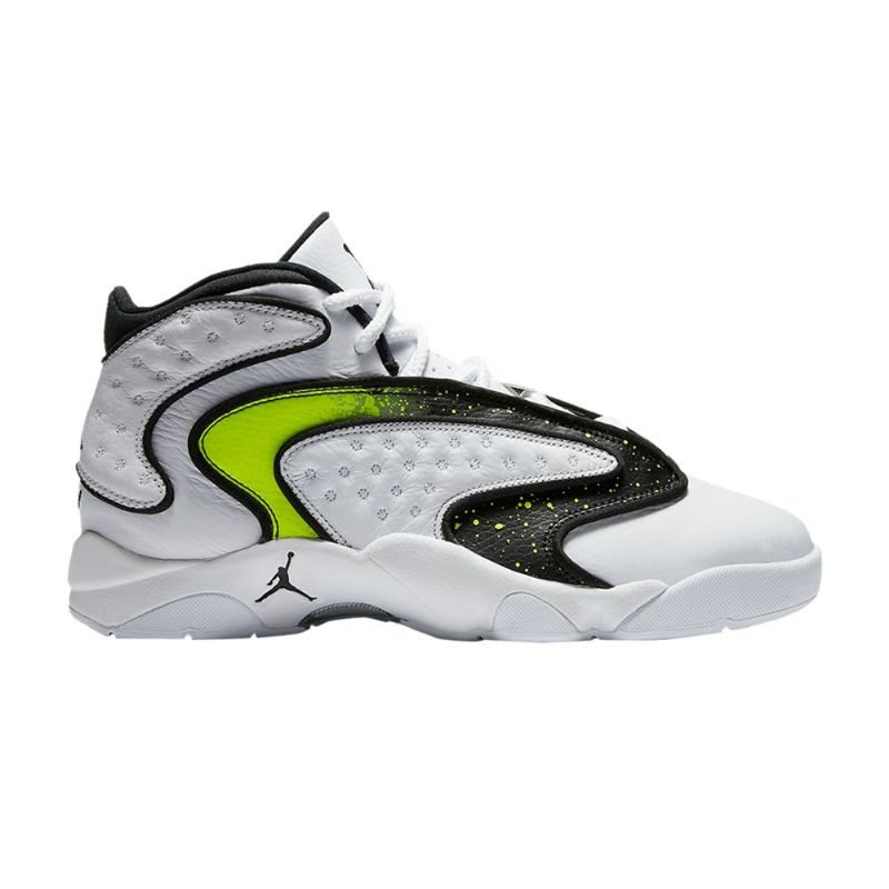 Air Jordan Og Hvid Grøn Sort Sko Dame
