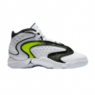 Air Jordan Og Hvid Grøn Sort Sko Dame
