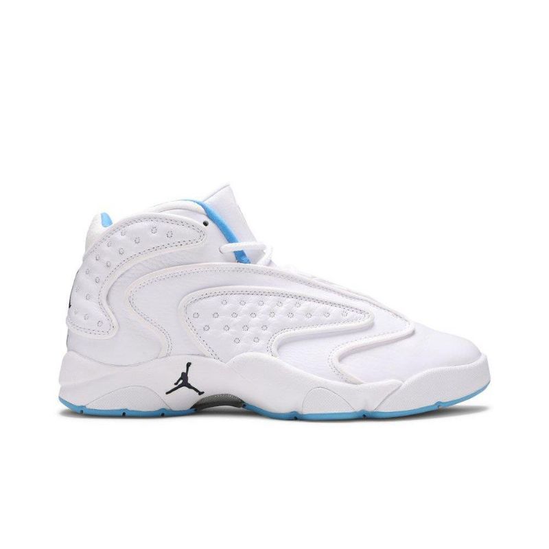 Air Jordan Og Hvid Marineblå Blå Sko Dame