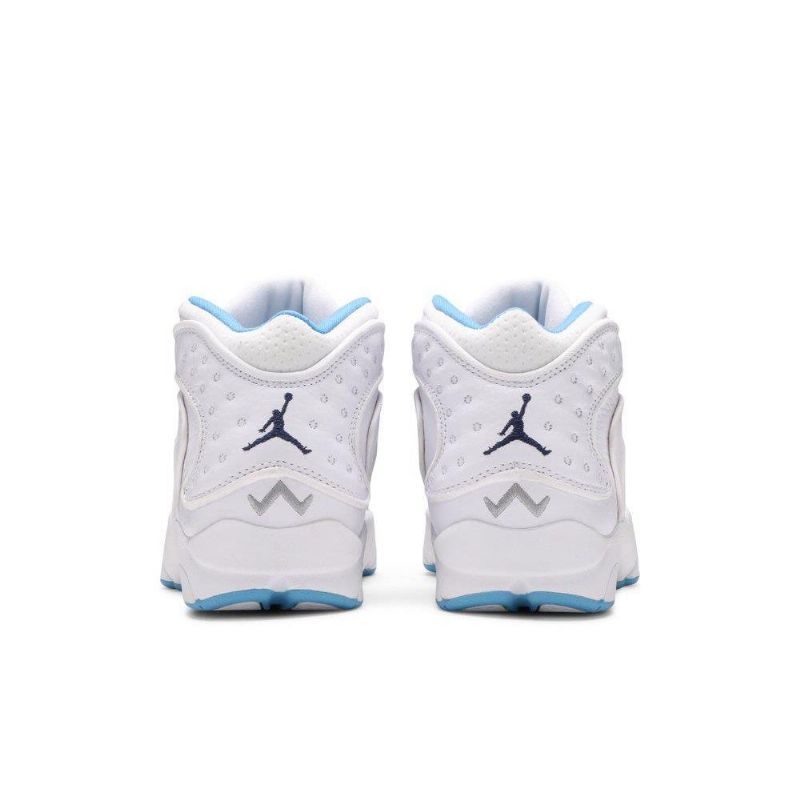 Air Jordan Og Hvid Marineblå Blå Sko Dame