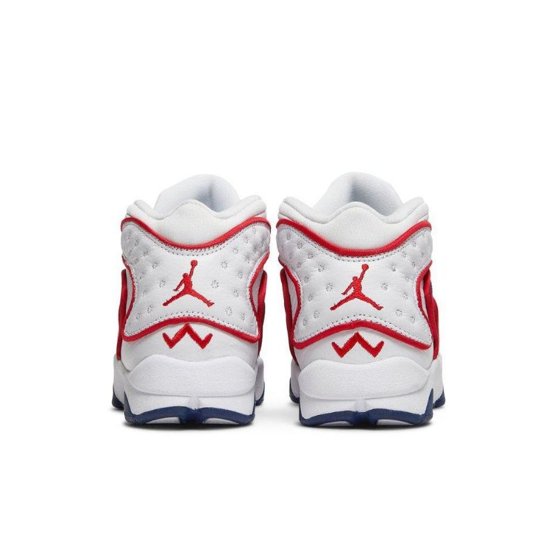Air Jordan Og Hvid Rød Marineblå Sko Dame