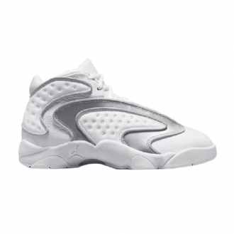 Air Jordan Og Hvid Sølv Sko Dame