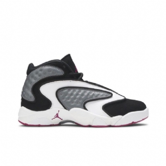 Air Jordan Og Sort Grå Hvid Lilla Sko Dame