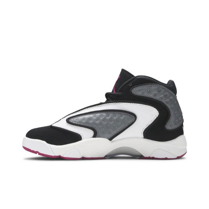 Air Jordan Og Sort Grå Hvid Lilla Sko Dame
