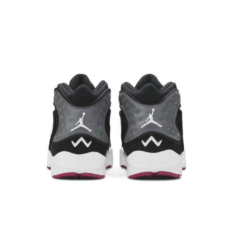 Air Jordan Og Sort Grå Hvid Lilla Sko Dame