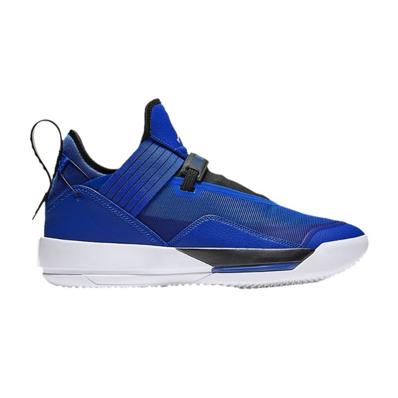 Air Jordan 33 Se Blå Sort Hvid Sko Herre