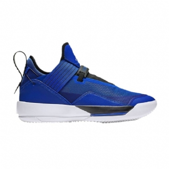 Air Jordan 33 Se Blå Sort Hvid Sko Herre