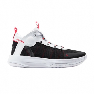 Air Jordan Jumpman 2020 Hvid Sort Rød Sølv Sko Herre