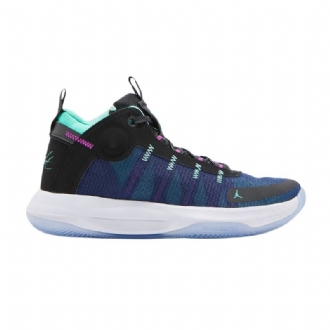 Air Jordan Jumpman 2020 Sort Grøn Blå Lilla Sko Herre