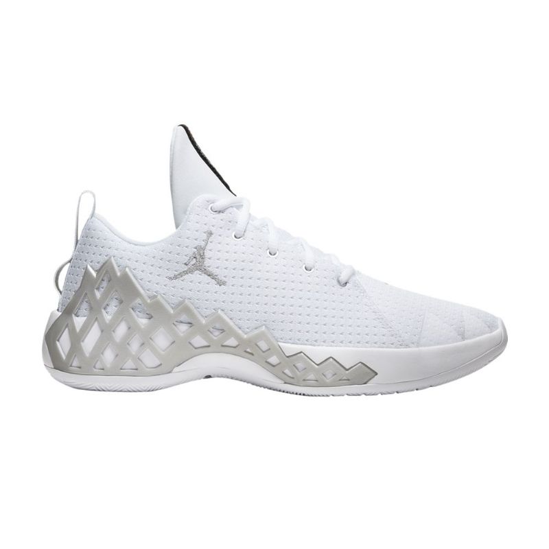 Air Jordan Jumpman Diamond Low Hvid Sølv Sko Herre
