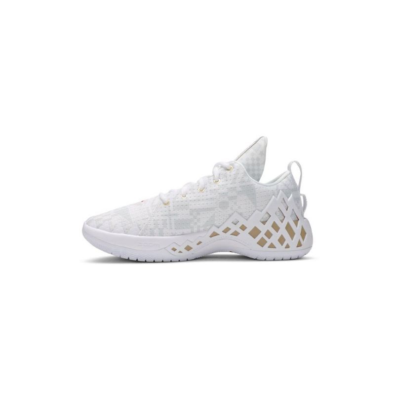 Air Jordan Jumpman Diamond Low Pf Hvid Guld Sko Herre
