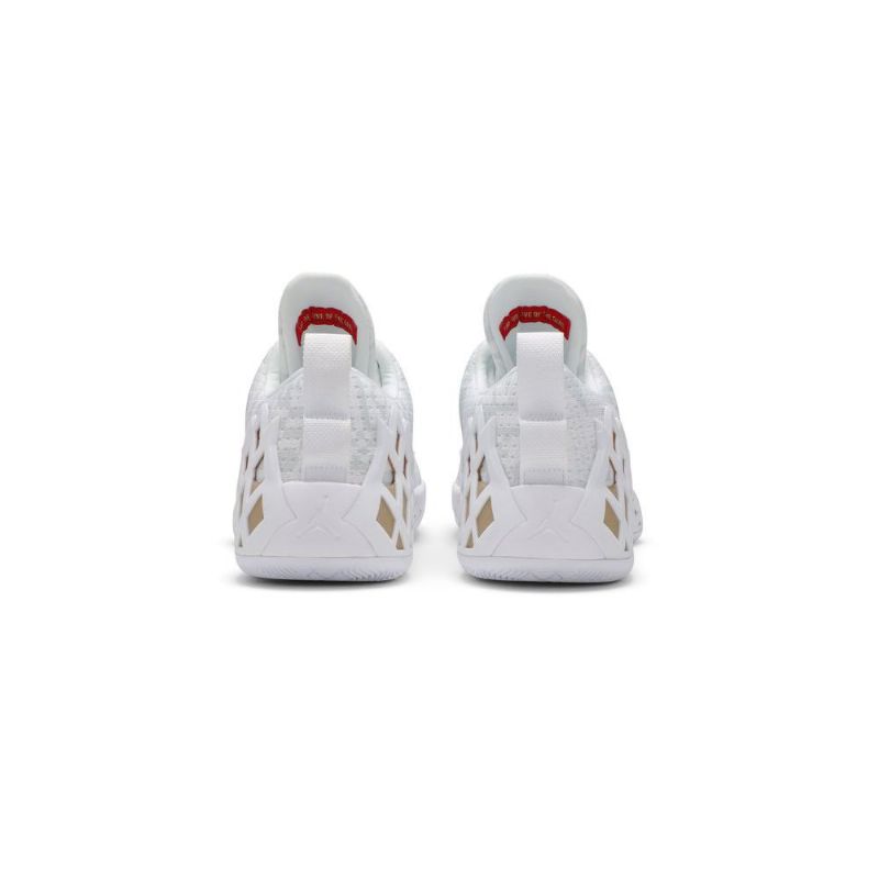 Air Jordan Jumpman Diamond Low Pf Hvid Guld Sko Herre