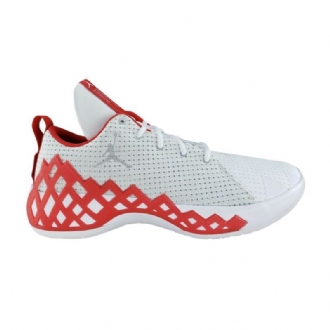 Air Jordan Jumpman Diamond Low Tb Hvid Rød Sølv Sko Herre
