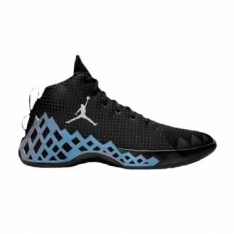 Air Jordan Jumpman Diamond Mid Pf Sort Sølv Blå Sko Herre
