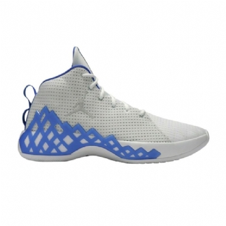 Air Jordan Jumpman Diamond Mid Tb Hvid Marineblå Grå Sko Herre