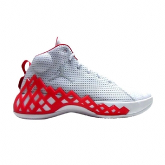 Air Jordan Jumpman Diamond Mid Tb Hvid Rød Sko Herre