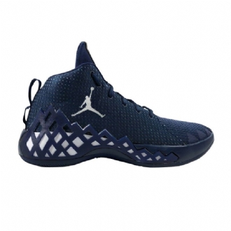 Air Jordan Jumpman Diamond Mid Tb Marineblå Hvid Sko Herre