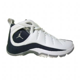 Air Jordan Jumpman Jeter Clutch Hvid Marineblå Sko Herre