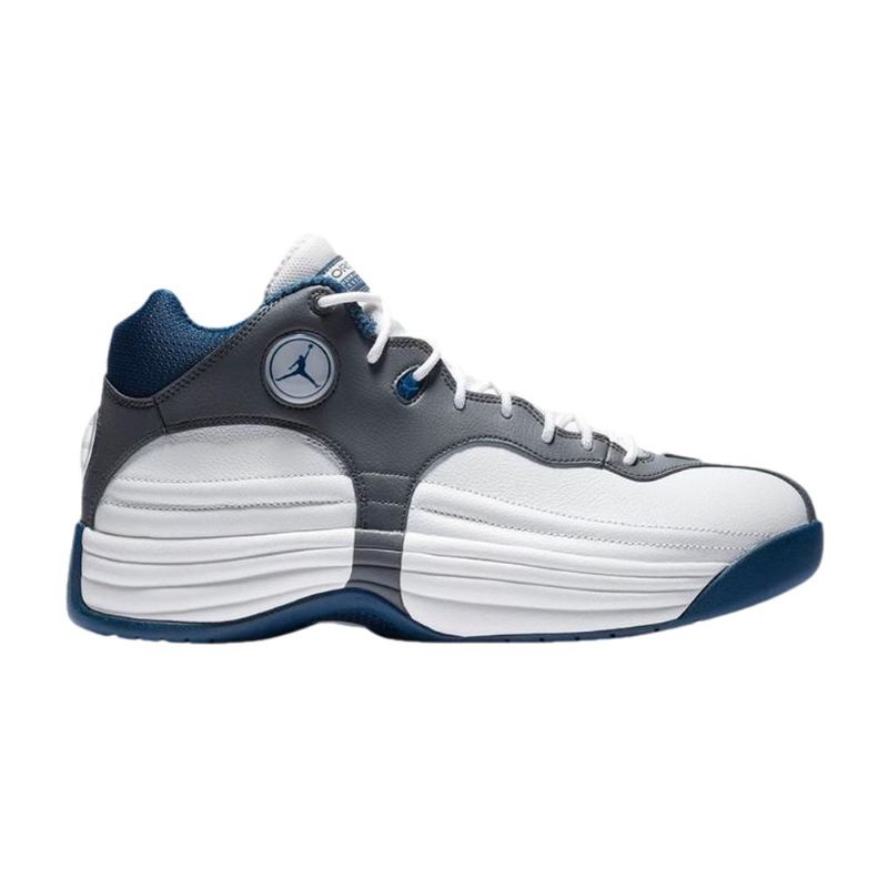 Air Jordan Jumpman Team 1 Hvid Blå Grå Sko Herre