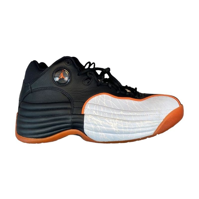 Air Jordan Jumpman Team 1 Sort Hvid Orange Sko Herre