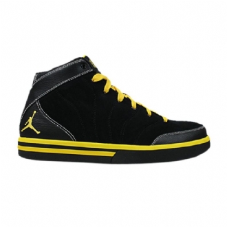 Air Jordan Pro Classic Sort Gul Hvid Sko Herre